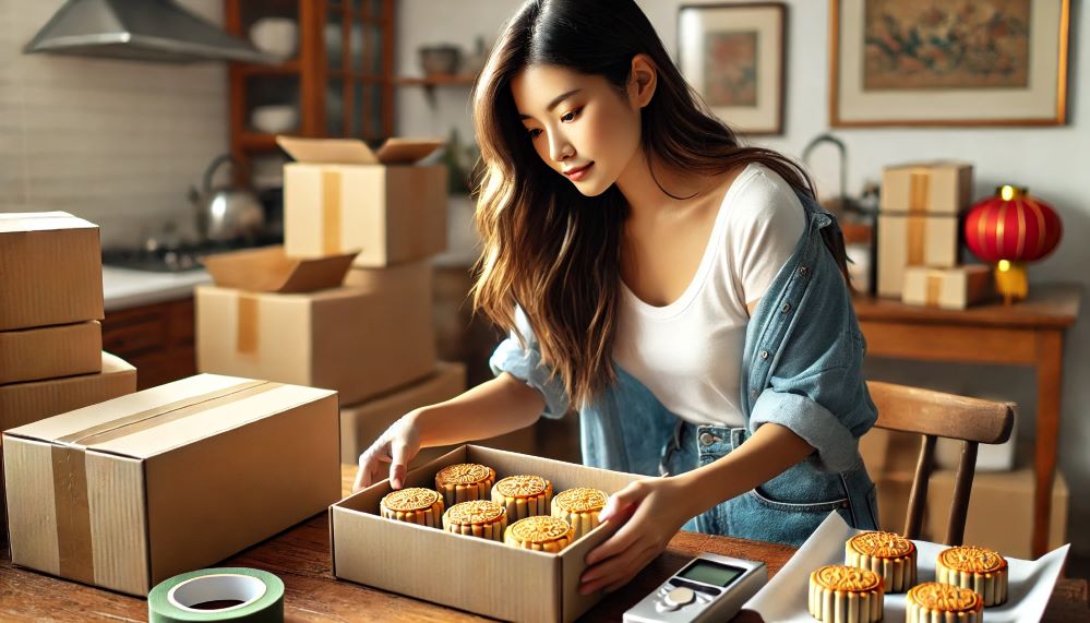 法國專線，中秋月餅寄往法國